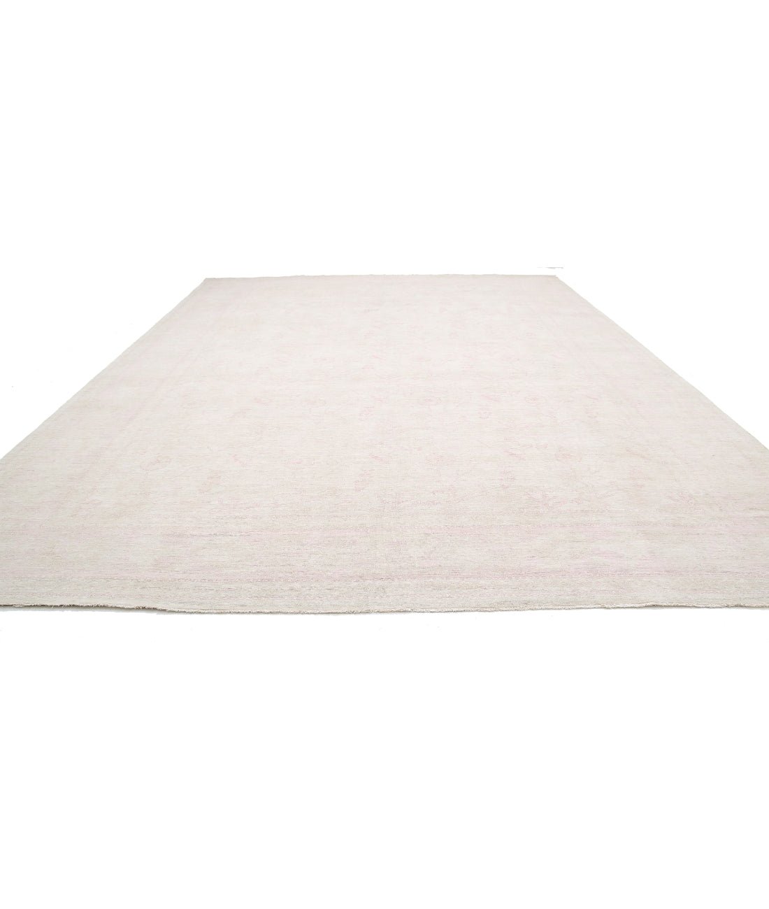 Serenity 13'9'' X 17'7'' Hand-Knotted Wool Rug 13'9'' x 17'7'' (413 X 528) / Ivory / Peach