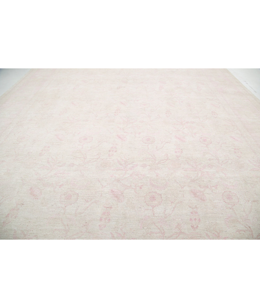 Serenity 13'9'' X 17'7'' Hand-Knotted Wool Rug 13'9'' x 17'7'' (413 X 528) / Ivory / Peach