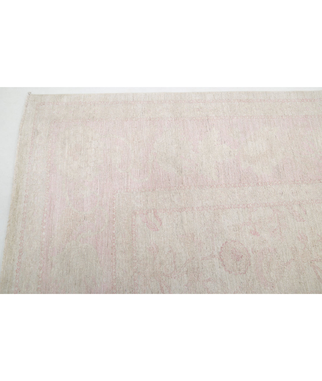 Serenity 13'9'' X 17'7'' Hand-Knotted Wool Rug 13'9'' x 17'7'' (413 X 528) / Ivory / Peach