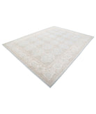 Serenity 8'9'' X 11'6'' Hand-Knotted Wool Rug 8'9'' x 11'6'' (263 X 345) / Blue / Ivory