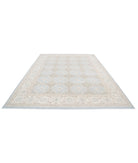 Serenity 8'9'' X 11'6'' Hand-Knotted Wool Rug 8'9'' x 11'6'' (263 X 345) / Blue / Ivory