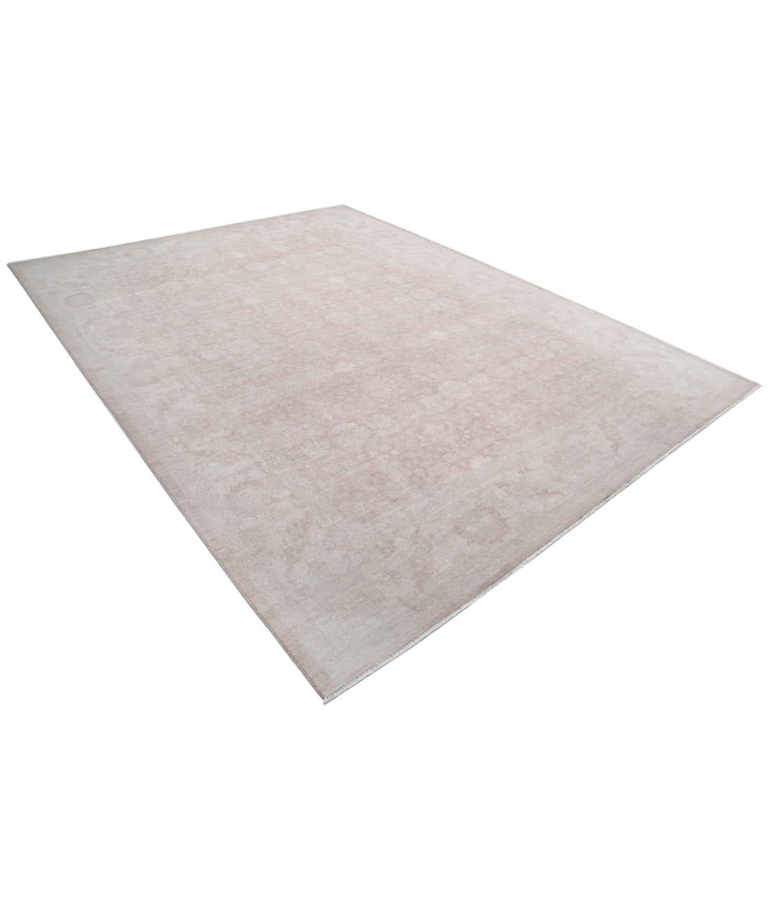 Serenity 9'0'' X 11'10'' Hand-Knotted Wool Rug 9'0'' x 11'10'' (270 X 355) / Brown / Ivory