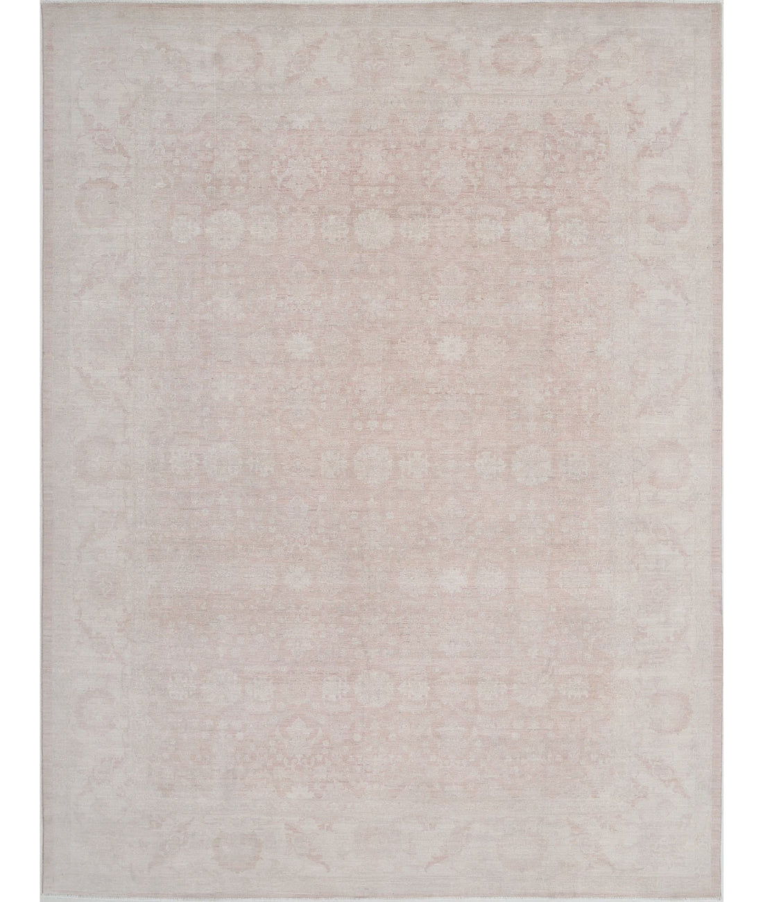 Serenity 9'0'' X 11'10'' Hand-Knotted Wool Rug 9'0'' x 11'10'' (270 X 355) / Brown / Ivory