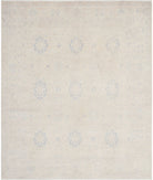 Serenity 8'1'' X 9'8'' Hand-Knotted Wool Rug 8'1'' x 9'8'' (243 X 290) / Ivory / Ivory