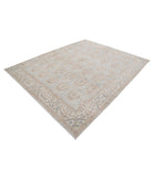 Serenity 7'7'' X 9'5'' Hand-Knotted Wool Rug 7'7'' x 9'5'' (228 X 283) / Blue / Ivory