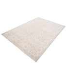 Serenity 5'11'' X 8'3'' Hand-Knotted Wool Rug 5'11'' x 8'3'' (178 X 248) / Grey / Ivory