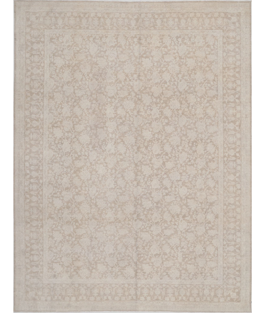 Serenity 9'10'' X 12'10'' Hand-Knotted Wool Rug 9'10'' x 12'10'' (295 X 385) / Brown / Brown