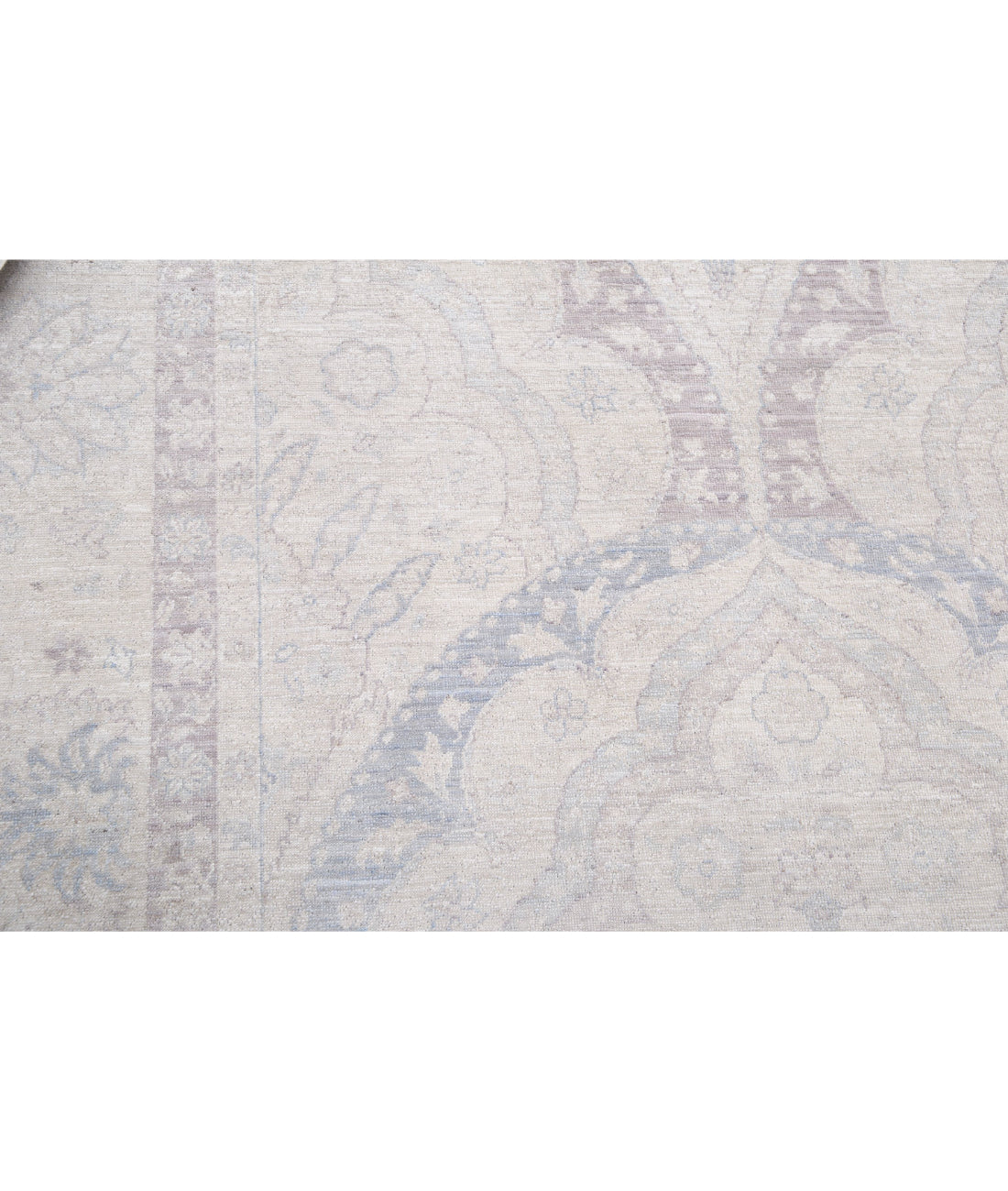 Serenity 9'9'' X 13'8'' Hand-Knotted Wool Rug 9'9'' x 13'8'' (293 X 410) / Ivory / Ivory