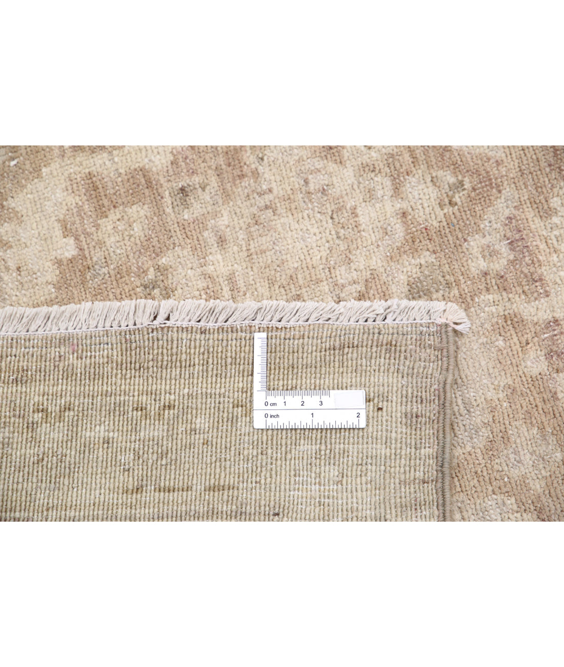 Serenity 8'8'' X 11'7'' Hand-Knotted Wool Rug 8'8'' x 11'7'' (260 X 348) / Brown / Ivory