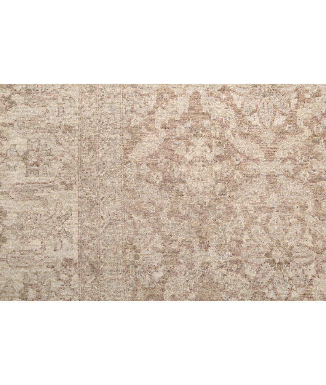 Serenity 8'8'' X 11'7'' Hand-Knotted Wool Rug 8'8'' x 11'7'' (260 X 348) / Brown / Ivory