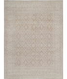 Serenity 8'8'' X 11'7'' Hand-Knotted Wool Rug 8'8'' x 11'7'' (260 X 348) / Brown / Ivory