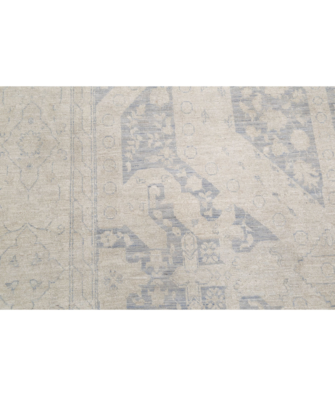 Serenity 7'10'' X 9'11'' Hand-Knotted Wool Rug 7'10'' x 9'11'' (235 X 298) / Blue / Ivory