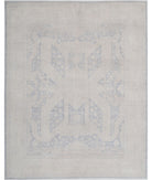 Serenity 7'10'' X 9'11'' Hand-Knotted Wool Rug 7'10'' x 9'11'' (235 X 298) / Blue / Ivory