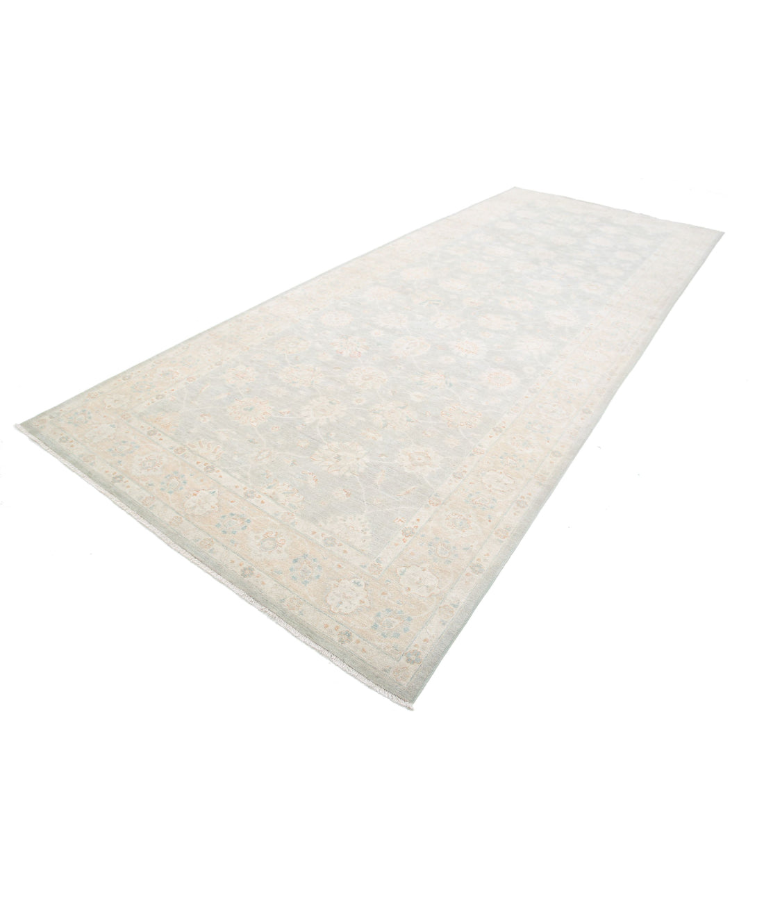 Serenity 6'5'' X 15'10'' Hand-Knotted Wool Rug 6'5'' x 15'10'' (193 X 475) / Grey / Taupe