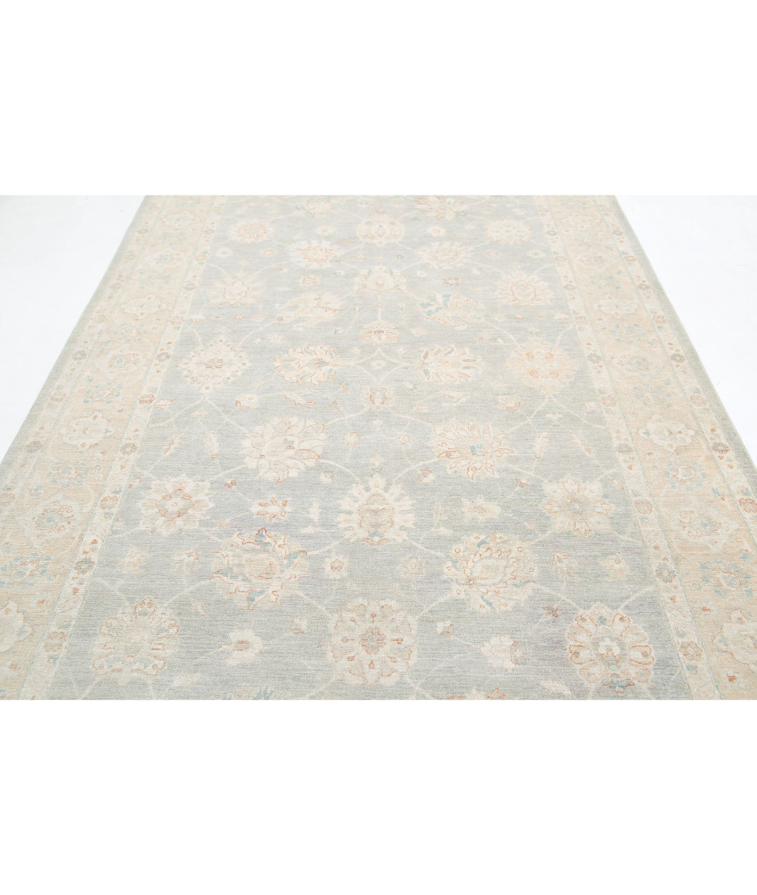 Serenity 6'5'' X 15'10'' Hand-Knotted Wool Rug 6'5'' x 15'10'' (193 X 475) / Grey / Taupe