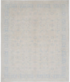 Serenity 7'10'' X 9'7'' Hand-Knotted Wool Rug 7'10'' x 9'7'' (235 X 288) / Ivory / Blue