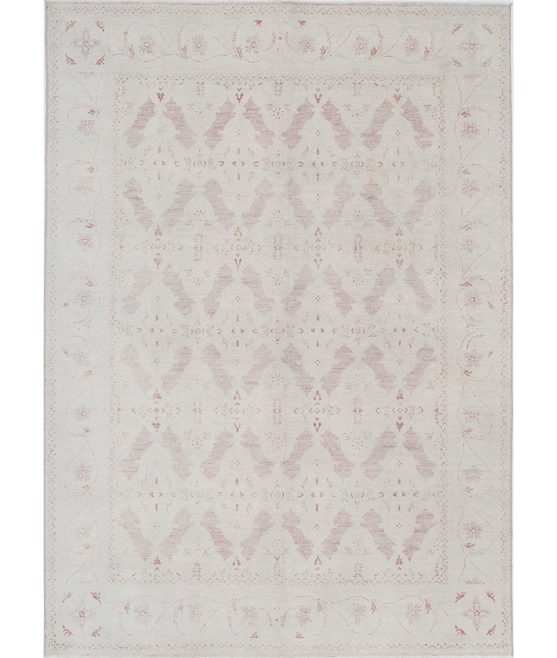 Serenity 7'9'' X 10'10'' Hand-Knotted Wool Rug 7'9'' x 10'10'' (233 X 325) / Brown / Ivory