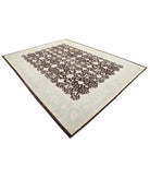 Serenity 8'10'' X 11'6'' Hand-Knotted Wool Rug 8'10'' x 11'6'' (265 X 345) / Brown / Blue