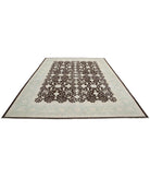 Serenity 8'10'' X 11'6'' Hand-Knotted Wool Rug 8'10'' x 11'6'' (265 X 345) / Brown / Blue