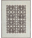 Serenity 8'10'' X 11'6'' Hand-Knotted Wool Rug 8'10'' x 11'6'' (265 X 345) / Brown / Blue