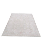 Serenity 4'10'' X 6'3'' Hand-Knotted Wool Rug 4'10'' x 6'3'' (145 X 188) / Green / Ivory