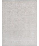 Serenity 4'10'' X 6'3'' Hand-Knotted Wool Rug 4'10'' x 6'3'' (145 X 188) / Green / Ivory