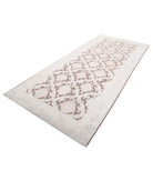 Serenity 4'9'' X 10'9'' Hand-Knotted Wool Rug 4'9'' x 10'9'' (143 X 323) / Brown / Ivory