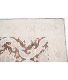 Serenity 4'9'' X 10'9'' Hand-Knotted Wool Rug 4'9'' x 10'9'' (143 X 323) / Brown / Ivory