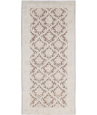 Serenity 4'9'' X 10'9'' Hand-Knotted Wool Rug 4'9'' x 10'9'' (143 X 323) / Brown / Ivory