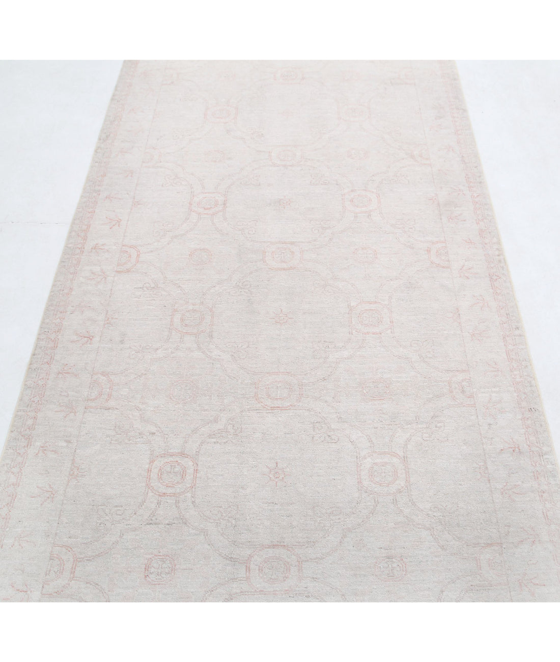 Serenity 3'10'' X 11'2'' Hand-Knotted Wool Rug 3'10'' x 11'2'' (115 X 335) / Ivory / Ivory