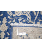 Serenity 4'3'' X 9'11'' Hand-Knotted Wool Rug 4'3'' x 9'11'' (128 X 298) / Blue / Ivory