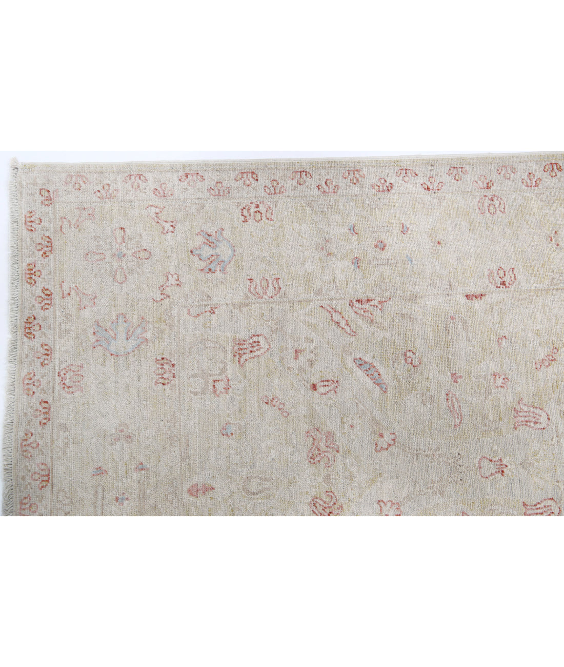 Serenity 3'5'' X 10'6'' Hand-Knotted Wool Rug 3'5'' x 10'6'' (103 X 315) / Ivory / Ivory