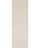 Serenity 3'5'' X 10'6'' Hand-Knotted Wool Rug 3'5'' x 10'6'' (103 X 315) / Ivory / Ivory