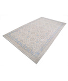 Serenity 6'6'' X 11'0'' Hand-Knotted Wool Rug 6'6'' x 11'0'' (195 X 330) / Ivory / Blue