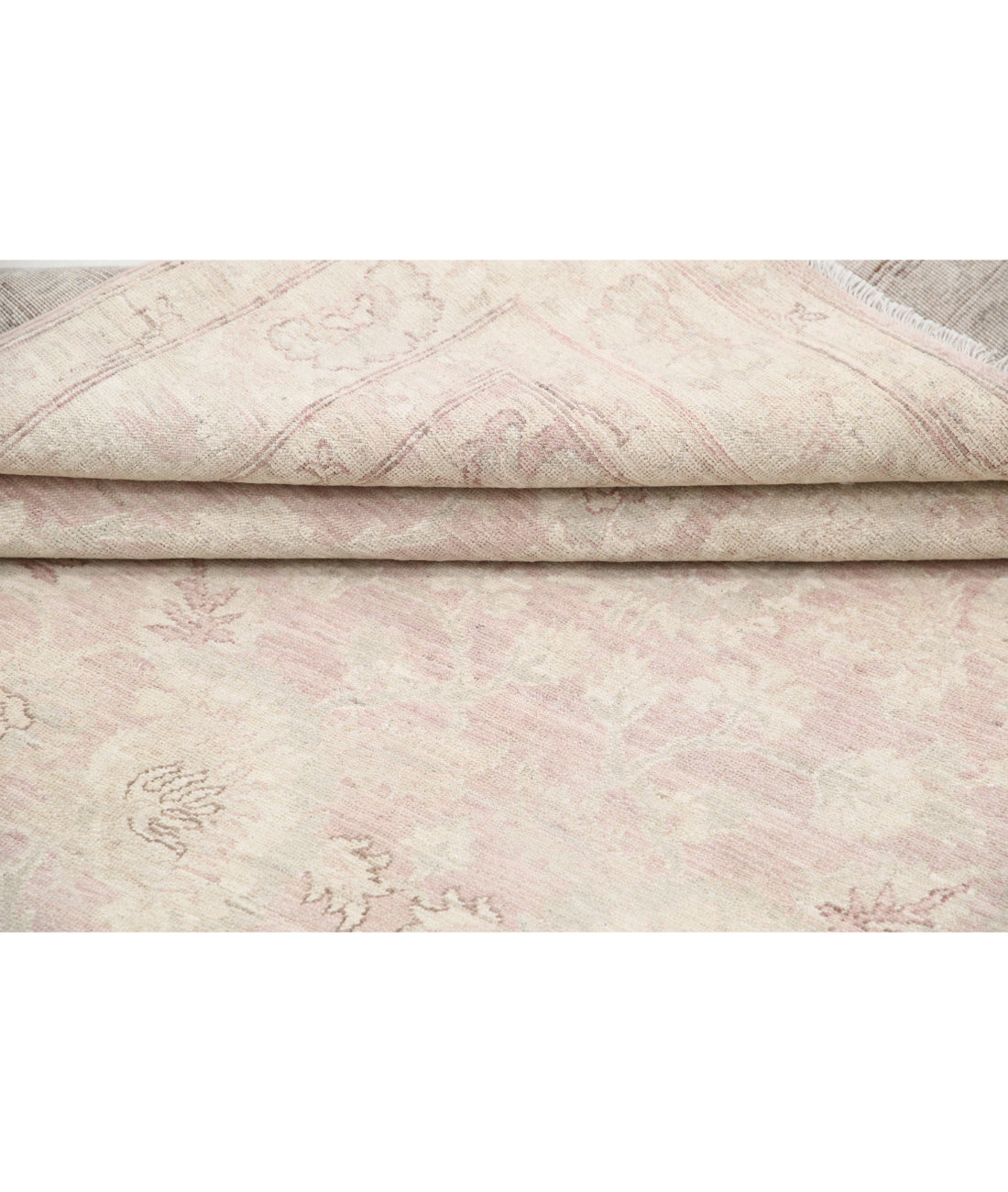 Serenity 6'0'' X 8'10'' Hand-Knotted Wool Rug 6'0'' x 8'10'' (180 X 265) / Brown / Ivory