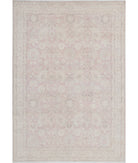 Serenity 6'0'' X 8'10'' Hand-Knotted Wool Rug 6'0'' x 8'10'' (180 X 265) / Brown / Ivory