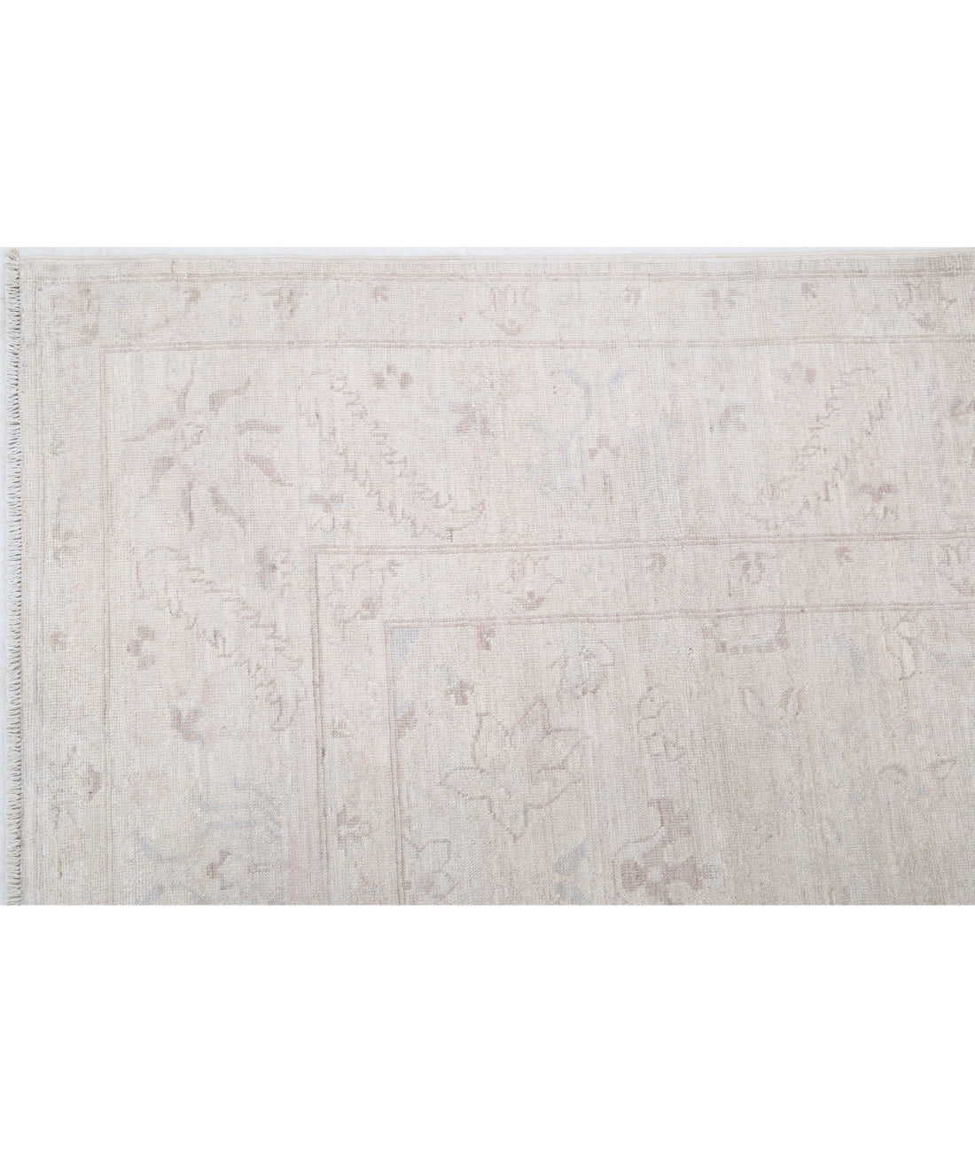 Serenity 6'1'' X 8'4'' Hand-Knotted Wool Rug 6'1'' x 8'4'' (183 X 250) / Ivory / Ivory