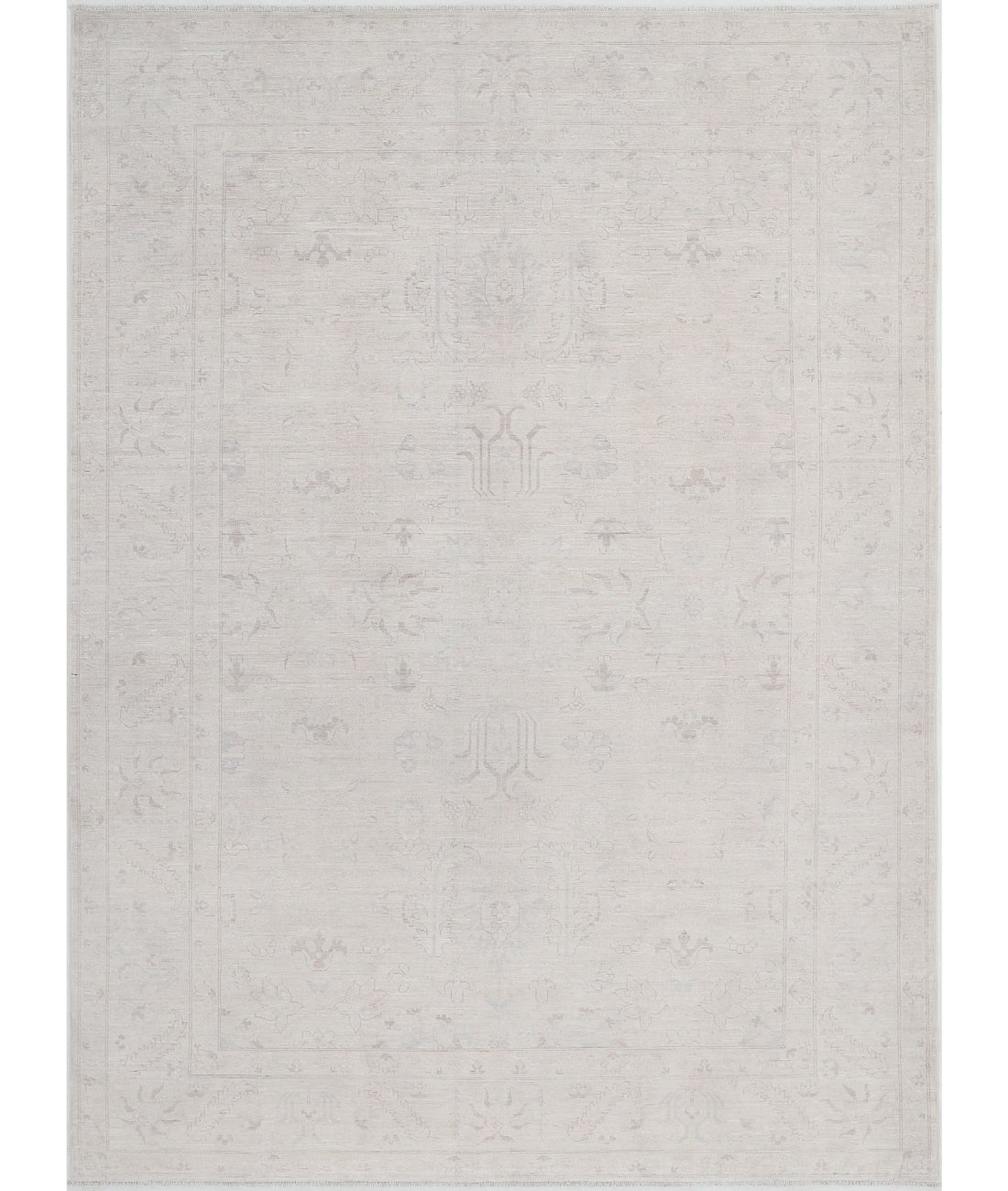 Serenity 6'1'' X 8'4'' Hand-Knotted Wool Rug 6'1'' x 8'4'' (183 X 250) / Ivory / Ivory