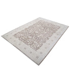 Serenity 6'0'' X 8'2'' Hand-Knotted Wool Rug 6'0'' x 8'2'' (180 X 245) / Brown / Ivory