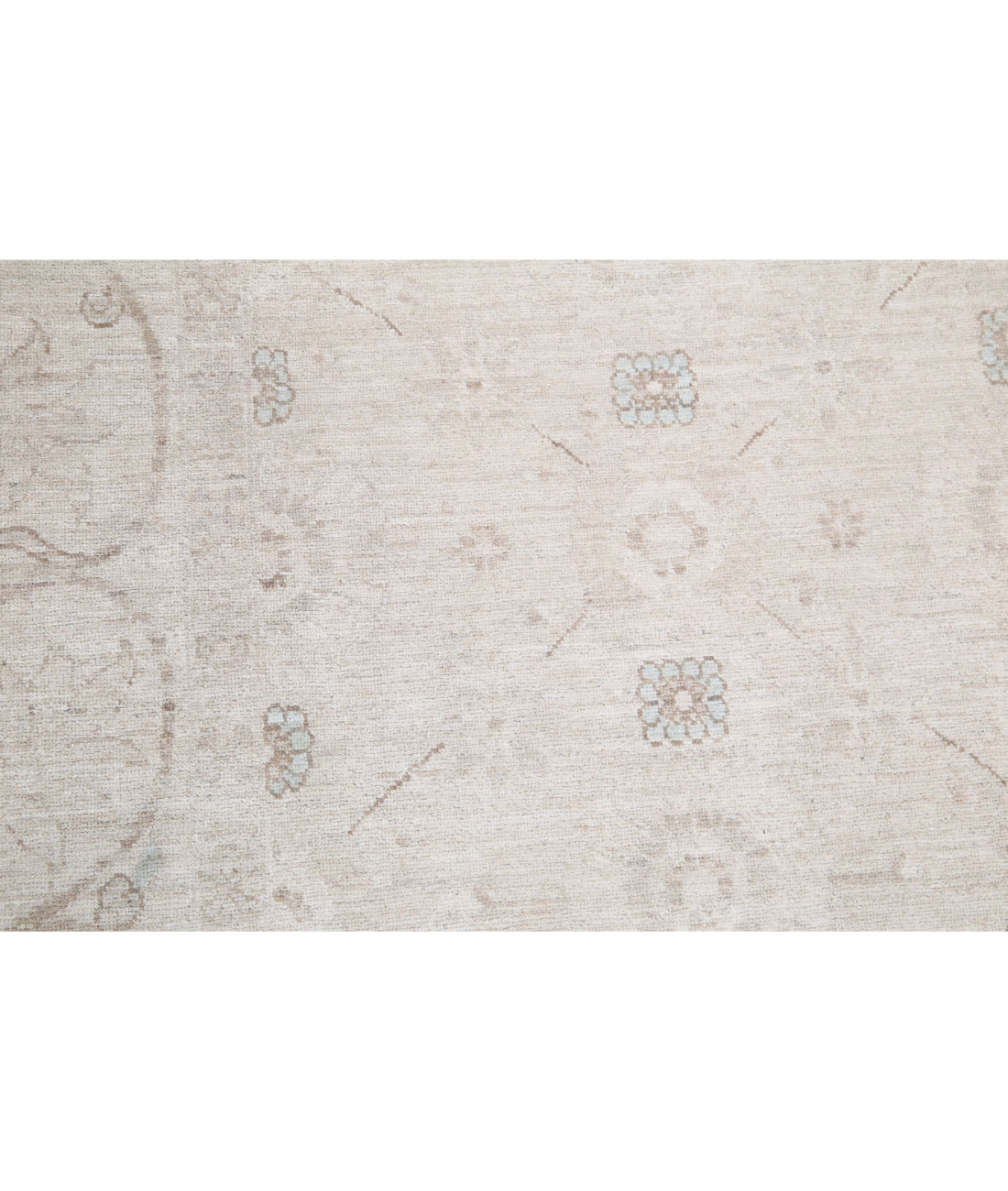 Serenity 6'6'' X 9'10'' Hand-Knotted Wool Rug 6'6'' x 9'10'' (195 X 295) / Brown / Ivory