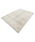 Serenity 6'1'' X 8'10'' Hand-Knotted Wool Rug 6'1'' x 8'10'' (183 X 265) / Blue / Ivory