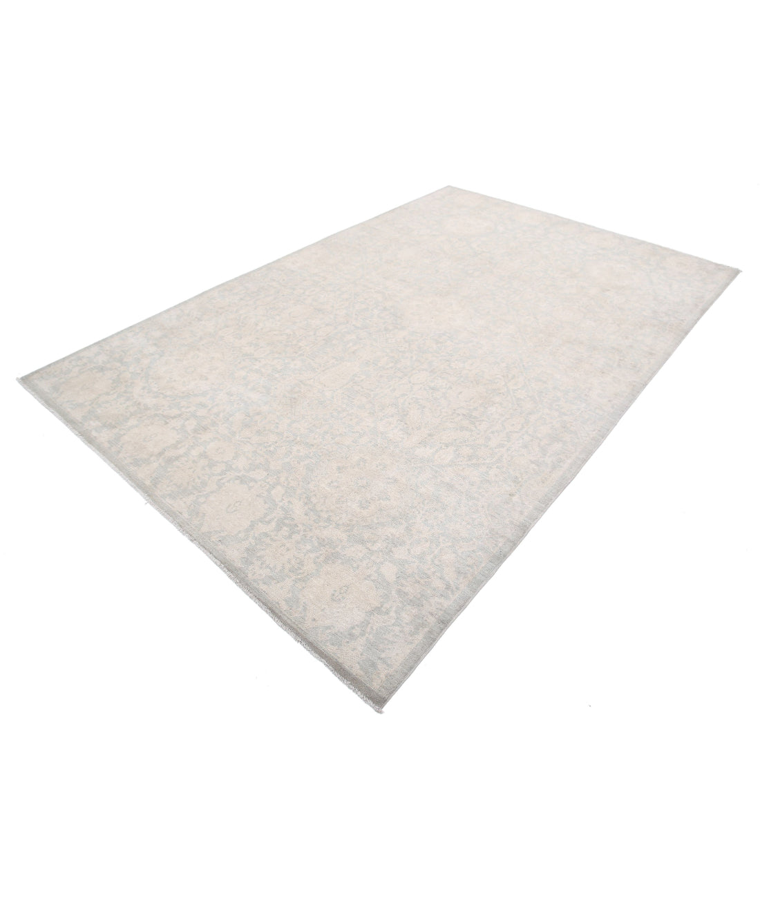 Serenity 6'10'' X 10'4'' Hand-Knotted Wool Rug 6'10'' x 10'4'' (205 X 310) / Grey / Grey