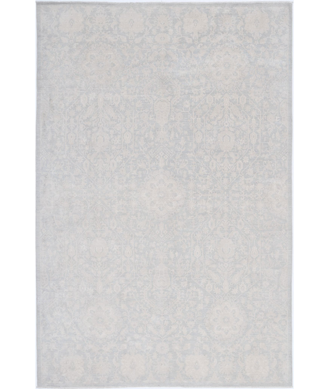 Serenity 6'10'' X 10'4'' Hand-Knotted Wool Rug 6'10'' x 10'4'' (205 X 310) / Grey / Grey