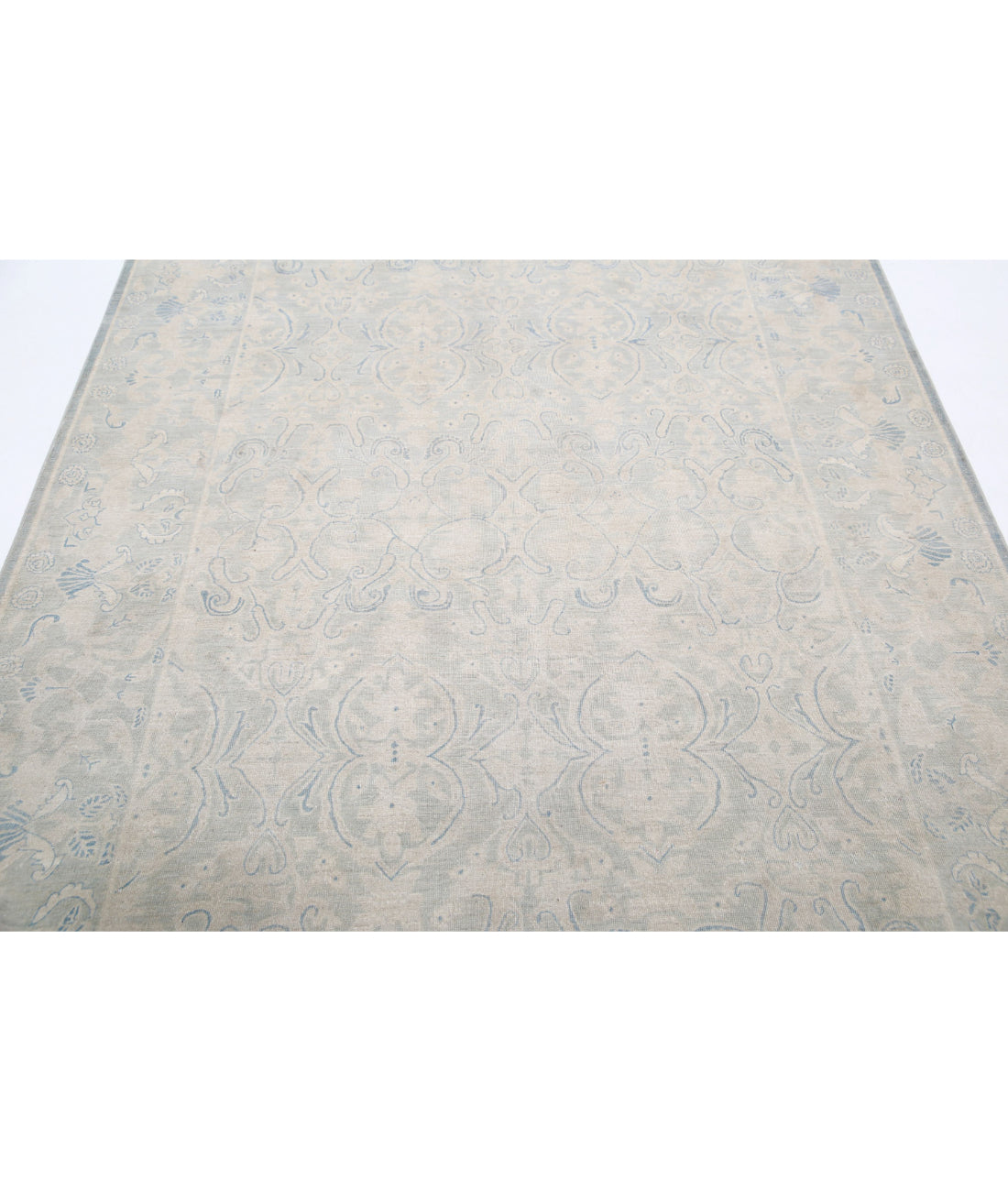 Serenity 5'11'' X 8'7'' Hand-Knotted Wool Rug 5'11'' x 8'7'' (178 X 258) / Blue / Blue