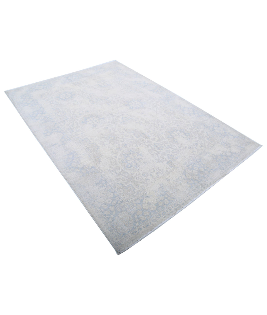 Serenity 5'8'' X 7'11'' Hand-Knotted Wool Rug 5'8'' x 7'11'' (170 X 238) / Ivory / Ivory