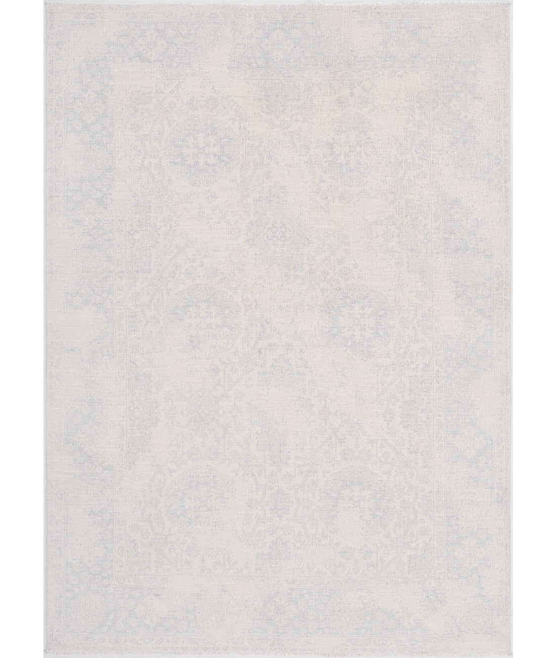 Serenity 5'8'' X 7'11'' Hand-Knotted Wool Rug 5'8'' x 7'11'' (170 X 238) / Ivory / Ivory