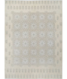 Serenity 9'11'' X 13'7'' Hand-Knotted Wool Rug 9'11'' x 13'7'' (298 X 408) / Brown / Ivory