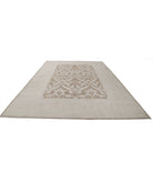 Serenity 9'10'' X 13'7'' Hand-Knotted Wool Rug 9'10'' x 13'7'' (295 X 408) / Brown / Ivory