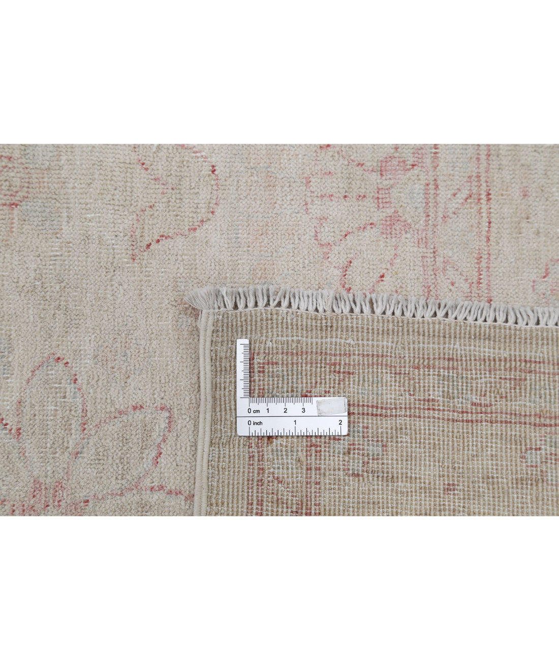 Serenity 9'11'' X 13'1'' Hand-Knotted Wool Rug 9'11'' x 13'1'' (298 X 393) / Ivory / Pink