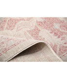 Serenity 9'11'' X 13'1'' Hand-Knotted Wool Rug 9'11'' x 13'1'' (298 X 393) / Ivory / Pink